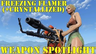 Fallout 4 Weapon Spotlights Freezing Flamer [upl. by Aisemaj]