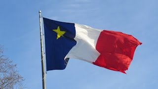 Drapeau acadien Geant Partie 2 par Bou Drone [upl. by Plossl]