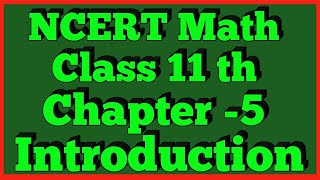 Introduction Part1 Chapter 5 Complex Number And Quadratic Equation Class 11 NCERT MATHS [upl. by Llereg958]