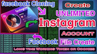 Create Unlimited Instagram Accounts 2024  File Cloning termux  Facebook Account Clone [upl. by Jo Ann]