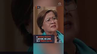 Leila de Lima guns for House seat as lead party list nominee [upl. by Aneahs]