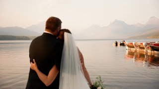 Great Northern Resort Glacier National Park Wedding  Maggie  Miles [upl. by Airolg652]