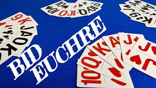 How To Play Euchre  Bid  Card Games [upl. by Eniksre506]