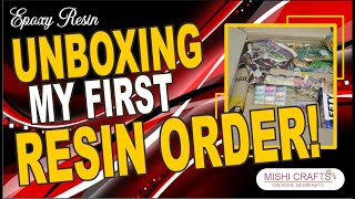 RESIN ART  UNBOXING NEW MATERIALS  Starting new resin art amp craft business [upl. by Conlen]