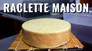 Comment faire du fromage RACLETTE à la maison avec lait de vache Recette avec TOUTES les étapes [upl. by Giefer340]