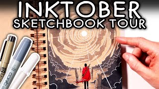 INKTOBER SKETCHBOOK TOUR 2023 [upl. by Attenna]