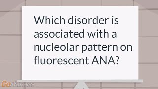 What is the ANA pattern for systemic sclerosis [upl. by Valorie588]