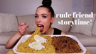 INDOMIE MI GORENG AND JAJANGMYEON NOODLE MUKBANG [upl. by Tisha]