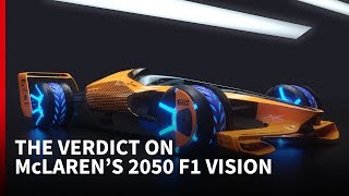 Under the movable skin of McLarens extreme F1 2050 concept [upl. by Nairahcaz981]