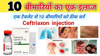 10 बीमारियों का ईलाज एक इंजेक्शन से Ceftriaxone Injection Pharmastroke IndianMedicalLecture [upl. by Erreipnaej76]