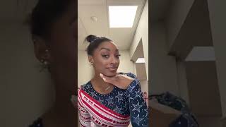 Simone Biles Makes History at the Paris 2024 Olympics short kpop simonebiles [upl. by Eleira]