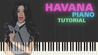 HAVANA PIANO TUTORIAL [upl. by Tempest19]