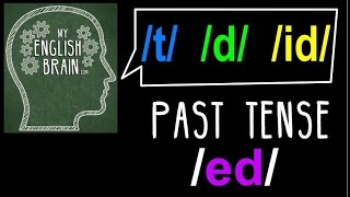 Past Tense ed Pronunciation My English Brain [upl. by Adnolrehs]