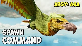 Argentavis ARK Survival Ascended Spawn COMMAND  How To Summon ARGENTAVIS Ark ASA Code [upl. by Dermott]