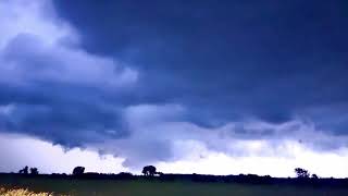 Flashes of Lightning Reveal Storm Clouds as Severe Weather Hits Missouri [upl. by Halvaard]