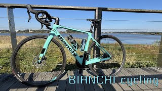 【BIANCHI INFINITO XE DISC】真冬の快晴でツーリング [upl. by Lidaa]