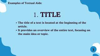 Textual Aids Like Graphic Organizers Titles and NonLinear Illustrations [upl. by Aicilak]