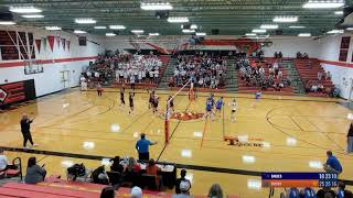 EHS Varsity Volleyball vs Clay Center [upl. by Anaed22]