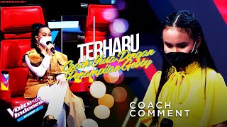 Coach Yura Terharu Banget Sama Gebby  Battle Round  The Voice Kids Indonesia Season 4 GTV 2021 [upl. by Ranite]