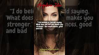 Angelina Jolies Most Impactful Quotes Compassion and Activism [upl. by Rondi241]