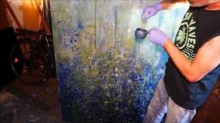 Free and intuitive painting process with oil [upl. by Llehcor]