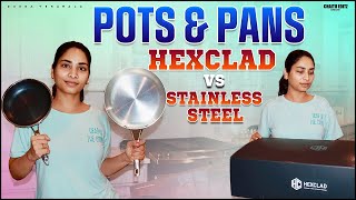 Hexclad VS Stainless Steel  Pots and Pans  DIML  Telugu Vlogs  Durga Yeramala [upl. by Farrah894]