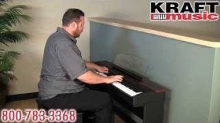 Kraft Music  Yamaha P155 Digital Piano Demo 2010 [upl. by Natam]