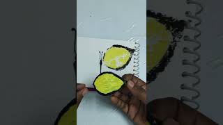 Butterfly Painting with Leaf butterflypainting leafpainting butterfly easypainting leafprinting [upl. by Gamaliel]