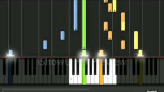 Roxas Theme Piano Synthesia [upl. by Flodur]