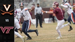 Virginia vs Virginia Tech Football Highlights 2018 [upl. by Sefton]