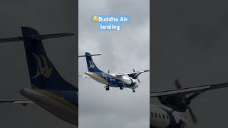 Buddha Air landing tribhuwaninternationalairport nepal planespotting aviation [upl. by Laufer]