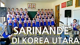 Anak Korea Utara menyanyikan lagu Indonesia  Sarinande [upl. by Filiano]