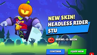 Provo la skin di Stu cavaliere senza testa brawlstars [upl. by Nevak386]