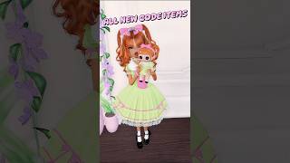 ALL NEW CODES in the NEW Dress To Impress UPDATE 🎀 dti dresstoimpress [upl. by Akimrej]