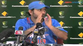 MS Dhoni 10th ODI Australia v India Sydney [upl. by Stargell312]