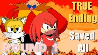 SonicExe The Spirits of Hell Round 1  True Ending  Walkthrough  Fan Game [upl. by Roper]