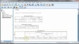 Related ttest in SPSS PASW [upl. by Garrard892]