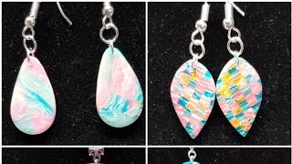 polymer clay pendantearrings 40 [upl. by Mccowyn58]