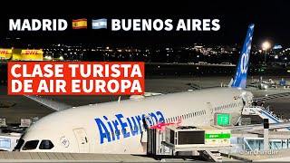 🇪🇸 AIR EUROPA Madrid Buenos Aires  clase turista  Boeing 787 [upl. by Cumings]