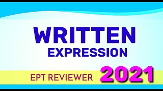 EPT REVIEWER 2021 I WRITTEN EXPRESSION I FINDING ERRORS I DepEd Ranking [upl. by Aydin24]