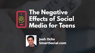 The Negative Effects of Social Media for Teens in 2017  View the 2021 video see notes [upl. by Kroll]