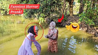 Scary Ghost Prank in Village  Prank Gone Wrong  Dhamaka Furti [upl. by Ejrog96]