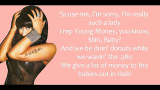 Nicki Minaj Bottoms Up Verse Lyrics [upl. by Nagud]