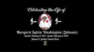 Celebrating the Life of Margaret Sylvia Washington Johnson [upl. by Hara]