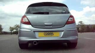 Vauxhall Corsa D SRI 3quot Performance Exhaust by Cobra Sport Exhausts [upl. by Sholom]