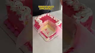 Conserva tu pastel 🎂 siempre fresco pastel pasteleria tips lifehacks hogar ideas hacks [upl. by Lacim]