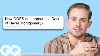 Stranger Things Dacre Montgomery Replies to Fans on the Internet  Actually Me  GQ [upl. by Retxab]