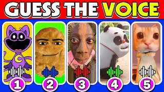 Guess The Voice 🎤🔊 Poppy Playtime 6 Dog Day Gegagedigedagedago Tenge Tenge Bamboo Panda Catnap [upl. by Kevin218]