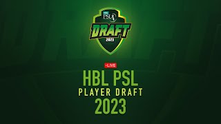 Live  HBL PSL Player Draft 2023  HBLPSLDRAFT HBLPSL8 [upl. by Tara190]