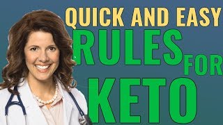 Keto Diet Explained Quick and Easy Rules of the Keto Diet [upl. by Adnohsirk]